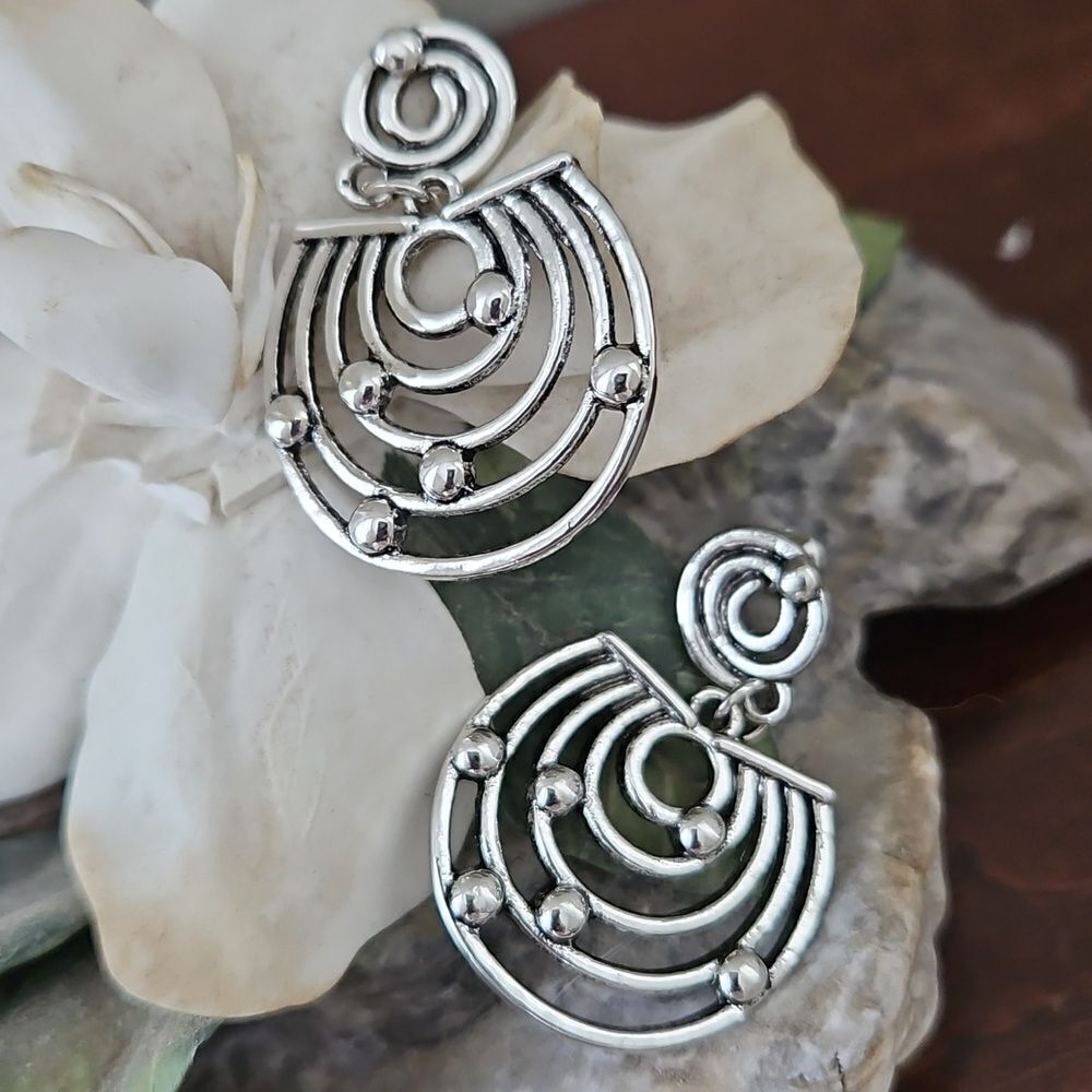 NWOT Silver Hoop Earrings